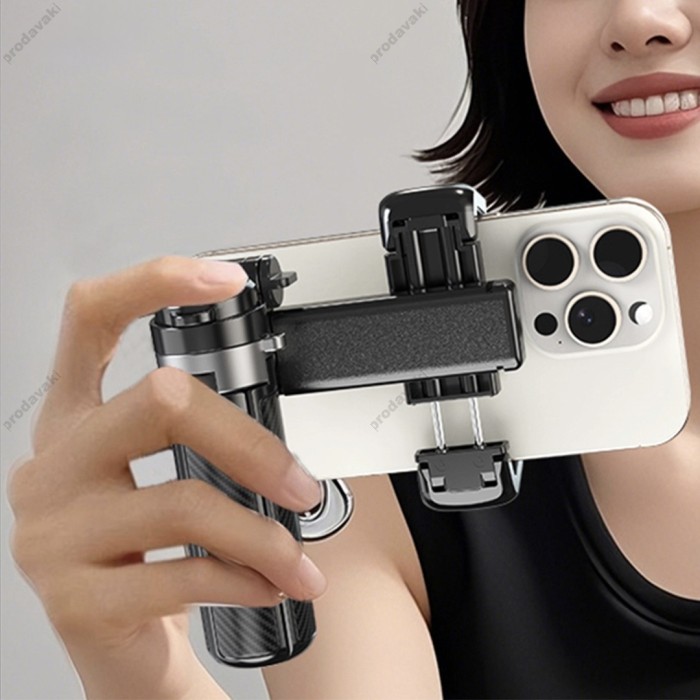 Монопод-трипод XO SS29 Collet Model 4in1 Multifunction Mini Bluetooth Selfie Stick 0.38m Black